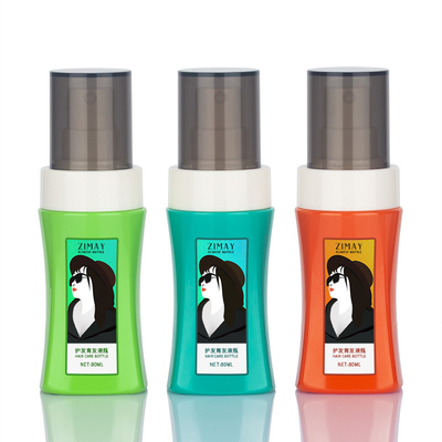 Einziehbare 80 ml leere Kunststoff-Sprühflasche für Haustiere mit feinem Nebelsprüher