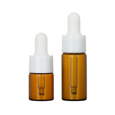 Gravieren der kosmetischen Kapazität Amber Clear Round der Tropfflasche-1oz