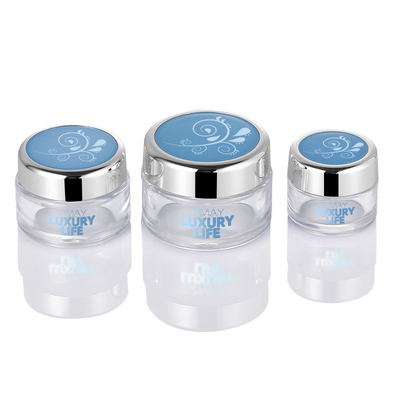Sahneverpackenglas ODM, 15g dekorative Plastikbreite der Glas-40mm