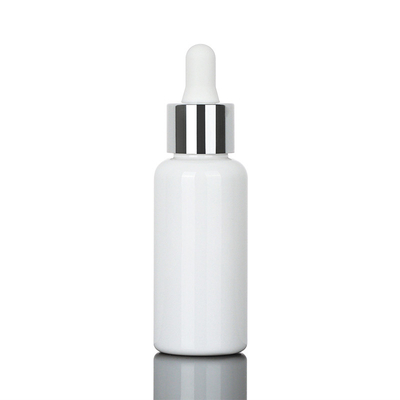 Silberne kosmetische Tropfflasche 50ml für Durchmesser des ätherischen Öls 34mm