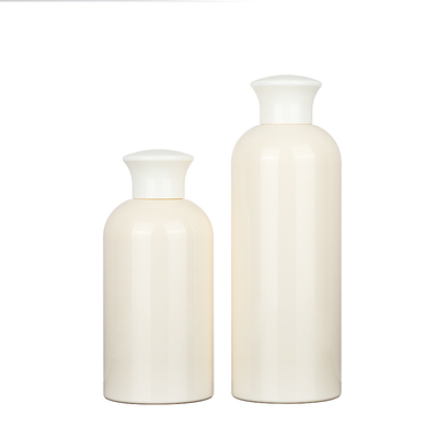 Kosmetische Plastiktransparente runde Plastikflasche der toner-Flaschen-300ml 350ml