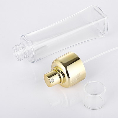 kosmetische Sprühflasche-goldene Plastikpresse-feiner Nebel-Pumpen-Sprüher 50ml 150ml