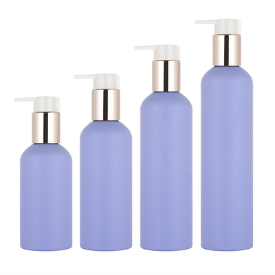 Purpurrote Zylinder-Runden-kosmetischer Lotions-Flasche 150ml 250ml 300ml PUMPEN-SPRÜHER