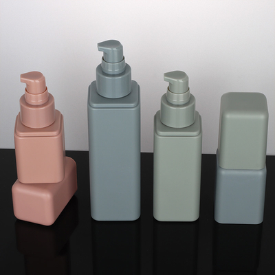 Großhandels-50ml 100ml 150ml bereifte quadratische Rechteck-Lotions-Haar-Häutchen-Öl-Creme-Sprühflaschen