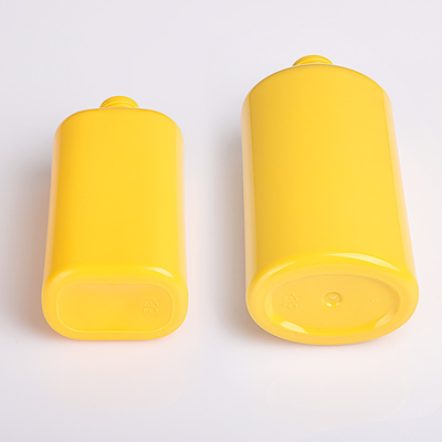 Bestpreis-kundenspezifische gelbe kosmetische Shampoo-Verpackung biologisch abbaubare Flasche