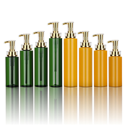 leeres Wäsche-des freien Raumes des Körper-500ml Goldpump-Shampoo-Flaschen-Plastikverpacken Lotion