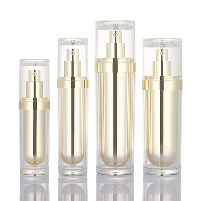 des Plastikacrylder lotionsflasche 50g schönheitsmakes-up 30ml 50ml 100ml 120ml kosmetischer Luxussahnesatz skincare behälter