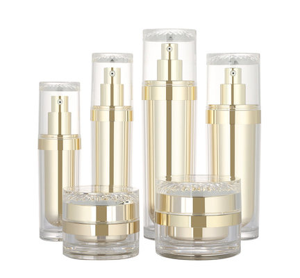 des Plastikacrylder lotionsflasche 50g schönheitsmakes-up 30ml 50ml 100ml 120ml kosmetischer Luxussahnesatz skincare behälter