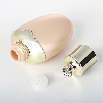Toner-Lotions-Flasche Skincare-Klagen-Verpacken des Luxusgoldeinzigartiges Gesichts-50ml des Cremetiegel-100ml 120ml 150ml