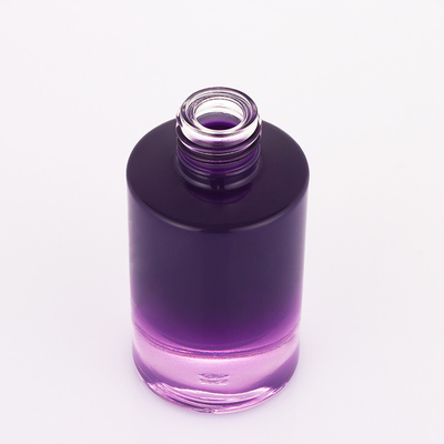 Neues Entwurf kleines ombre purpurrote weiße Serum-Behältertropfflasche Pumpe 30ml leere