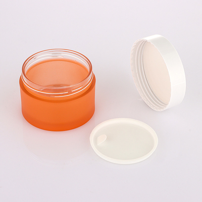 Benutzerdefinierte leere wiederverwendbare Kunststoff-Sprühflasche mit Cremetiegel-Kosmetik-Sets-Flasche