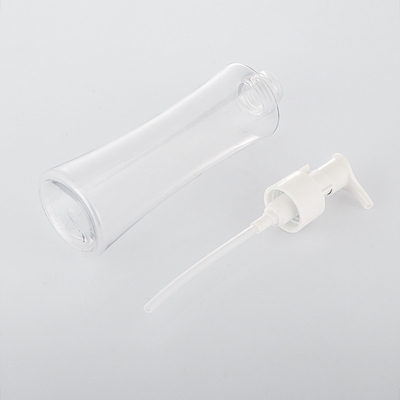 Transparente benutzerdefinierte leere Kosmetik-Kunststoff-Gesichtscreme-Körperlotion 200-ml-Pumpflasche