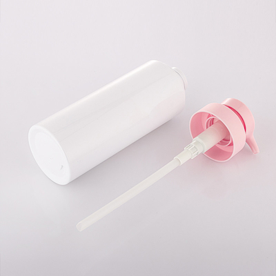 500-ml-Kosmetik-Lotionsflasche aus PET-Kunststoff, weißes Gelee, matt, kundenspezifische Eigenmarke