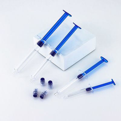 Blaue leere Augencreme Kosmetikverpackung Tube Spritze Skin Care Injection Tube Style