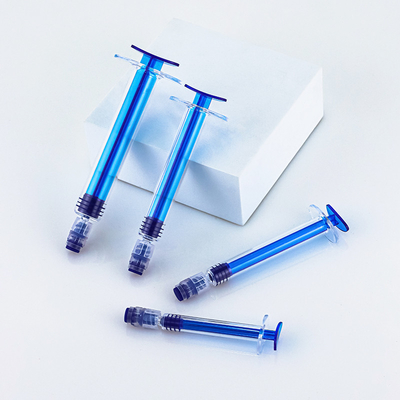 Blaue leere Augencreme Kosmetikverpackung Tube Spritze Skin Care Injection Tube Style