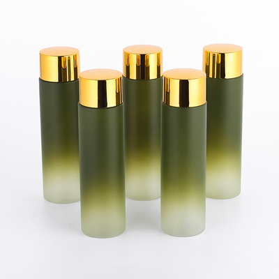 150 ml kleine Kunststoff-Sprühflasche mit grünem Farbverlauf und Schraubverschluss
