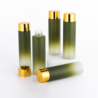 150 ml kleine Kunststoff-Sprühflasche mit grünem Farbverlauf und Schraubverschluss