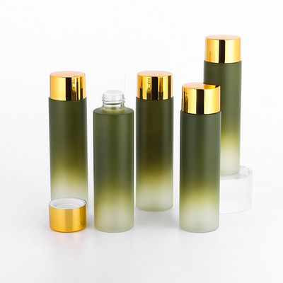 150 ml kleine Kunststoff-Sprühflasche mit grünem Farbverlauf und Schraubverschluss
