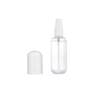 PETG klare leere runde Kunststoff-Haarsprühflasche für Hautpflegelotion