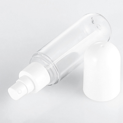 PETG klare leere runde Kunststoff-Haarsprühflasche für Hautpflegelotion