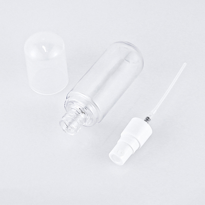 PETG klare leere runde Kunststoff-Haarsprühflasche für Hautpflegelotion