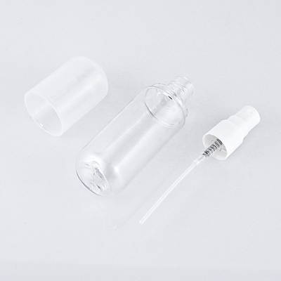 PETG klare leere runde Kunststoff-Haarsprühflasche für Hautpflegelotion