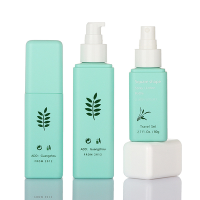 Elegante grüne Kosmetikverpackungssets 50 g 80 g 100 ml 160 ml Einfacher Stil