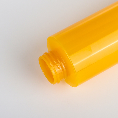 Kundenspezifischer Plastikhaustier-Körper-Lotion-Flaschen-Shampoo-Duschgel-Behälter mit Goldpumpe 350ml