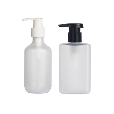 Mattweiße HDPE-Kosmetiklotionsflasche aus Kunststoff, 30 ml, 60 ml, 100 ml, Hautpflegeverpackung