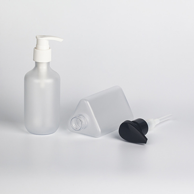 Mattweiße HDPE-Kosmetiklotionsflasche aus Kunststoff, 30 ml, 60 ml, 100 ml, Hautpflegeverpackung