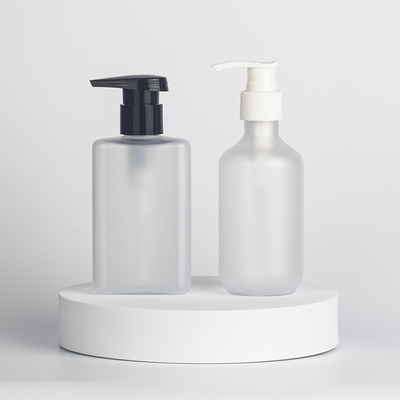 Mattweiße HDPE-Kosmetiklotionsflasche aus Kunststoff, 30 ml, 60 ml, 100 ml, Hautpflegeverpackung