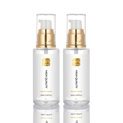 leere Lotions-Sprühflasche des Mattglas-50ml mit dem Pumpen-kosmetischen Verpacken