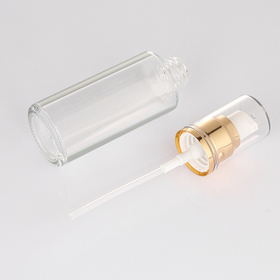leere Lotions-Sprühflasche des Mattglas-50ml mit dem Pumpen-kosmetischen Verpacken