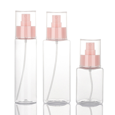 QUADRAT-Rosa-Pumpen-Sprühflasche des freien Raumes 120ML Plastikfür Toner
