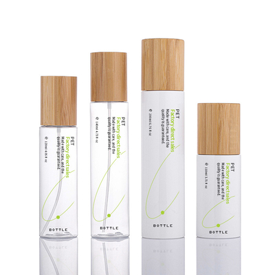 Freundliches HAUSTIER Eco kosmetische Verpackenshampoo-Plastikflaschen mit Bambuspumpendeckel