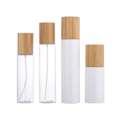 Freundliches HAUSTIER Eco kosmetische Verpackenshampoo-Plastikflaschen mit Bambuspumpendeckel