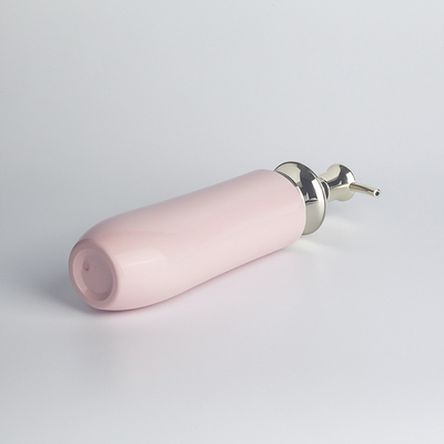 Luxus-populäre HAUSTIER 300ml 500ml 700ml fertigen die weiße Rosa-Einheit Logo Gold Pump Plastic Shampoo-Flasche besonders an