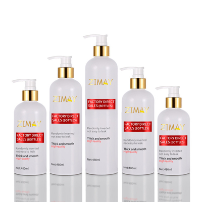 Körper-Pumpen-Shampoo und Conditioner 250ml 300ml 350ml 400ml 500ml ölen luftlose Skincare-Kosmetik Verpackenbehälter