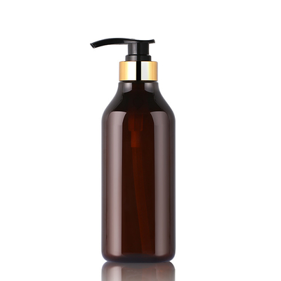 Bernsteinfarbige Körper-Luxuslotions-kosmetische einzigartige fantastische Shampoo-Flaschen-Goldspitze 200ml 300ml 350ml 400ml 1000ml Boston