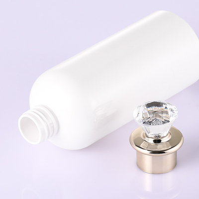 HAUSTIER der hohen Qualität ringsum weißer Ausrichthebel-leere luftlose kosmetische verpackende Plastiklotions-Shampoo-Flaschen mit Diamond Cap