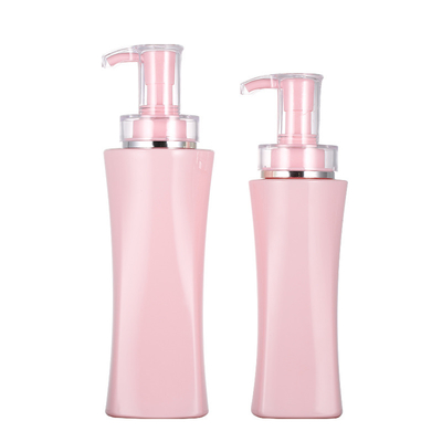 Leeres 350ml 500-ml-Luxuskörper-Lotions-Verpackenduschgel-Behälter-Rosa-Shampoo-Flaschen