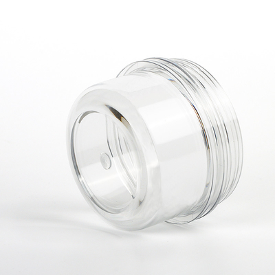leere Plastikgläser 50ml mit Deckeln, transparente Plastikschönheits-Behälter