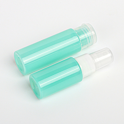 Plastik der Nahrungsmittelgrad-kosmetischer Sprühflasche-grüne Farbe50ml mit Flip Cap