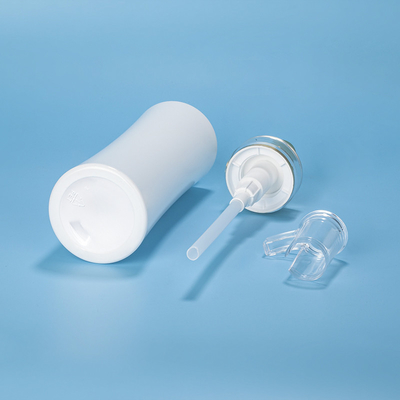 350ml 400ml 500ml luftlose Körperpumpe Soem-Rundenformdes plastiksalonshampoos, die Plastikflaschen verpackt