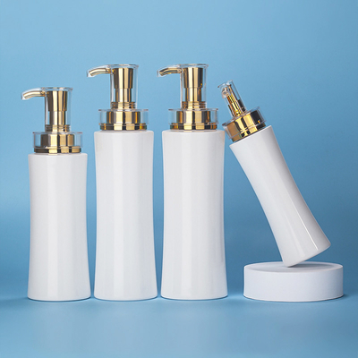 350ml 400ml 500ml luftlose Körperpumpe Soem-Rundenformdes plastiksalonshampoos, die Plastikflaschen verpackt