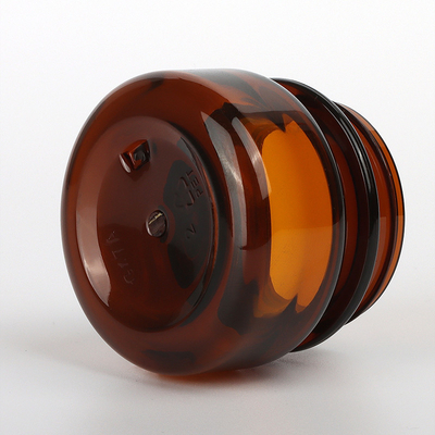 Kosmetische Verpackensätze ODM, 60ml 90ml 130ml Amber Plastic Cosmetic Jars
