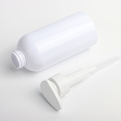 350ml Plastik- Wiederverwertungsskincare Shampoo-Flasche der Behälter-Großhandels-einzigartige Form-500ml mit Pumpe
