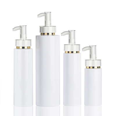 Shampoo-Flaschen-geformter Haar-Lotions-Flaschen-Duschgel-Handwäsche-PlastikLeercontainer des Gold500ml mit Pumpe