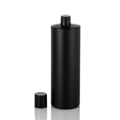 Bereiftes Plastikflasche mit schraubverschluss 100ml PET schwarzes Plastik