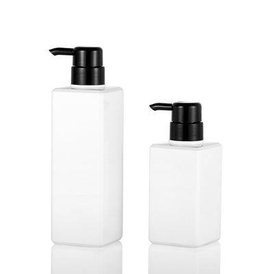 luftlose kosmetische Lotions-Flasche, Siebdruck weiße Lotions-Flasche mit Pumpe